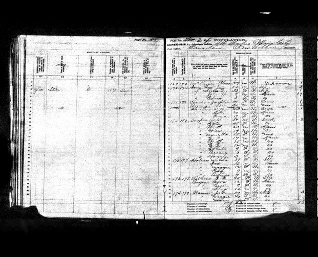 1895 KS state census -- Franklin Co., KS lists the following: two ...