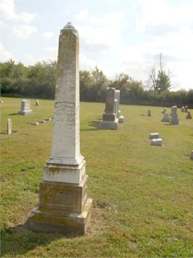 Buried in Christian Co., Illinois.